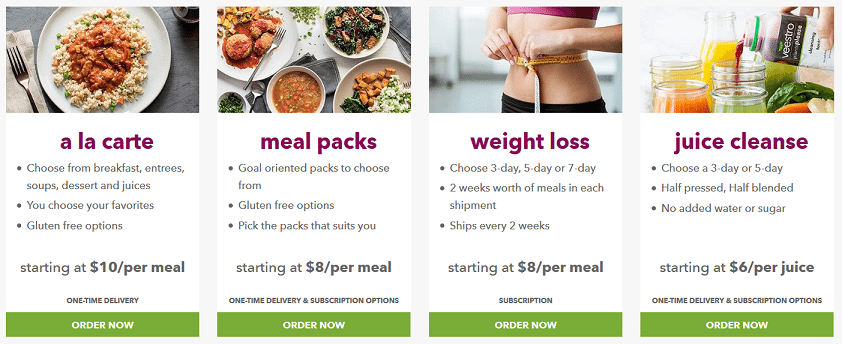 veestro meal plans