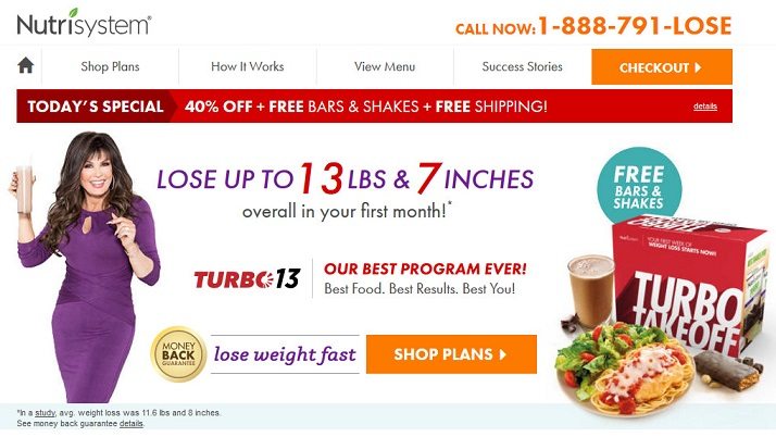 nutrisystem website